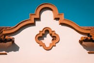 阿根廷圣伊格纳西奥西班牙殖民时期建筑立面的特写