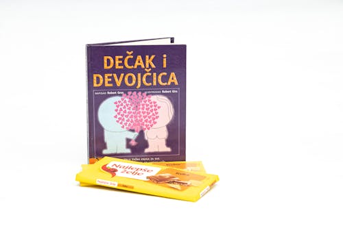 Free Croatian Book and Chocolate Stock Photo