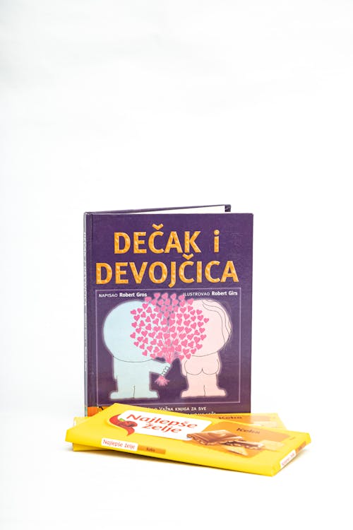 Free Croatian Chocolate and Book Stock Photo