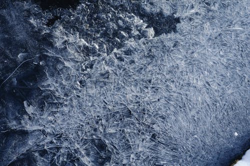 Close-up of Crushed Ice