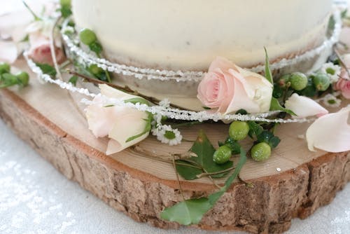 ウエディングケーキ, デコレーション, バラの無料の写真素材