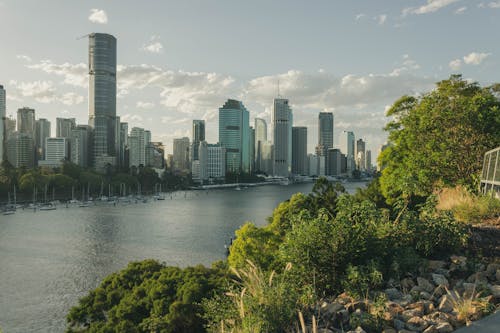 Photo of River Near Buildings