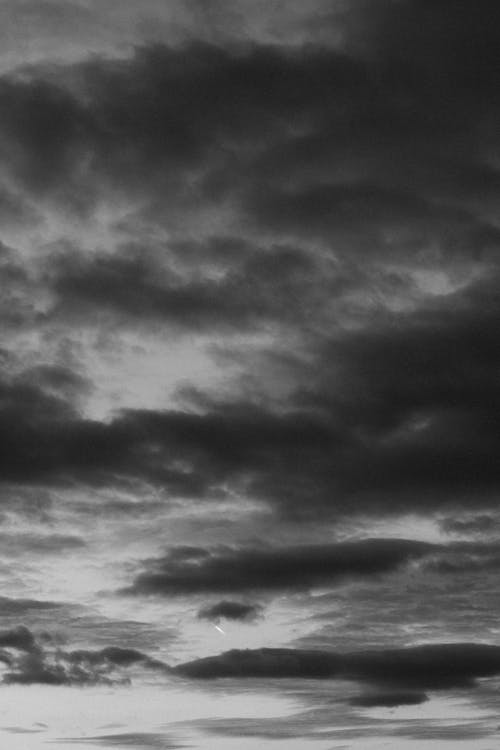 Darmowe zdjęcie z galerii z chmury, ciemny, czarno-biały