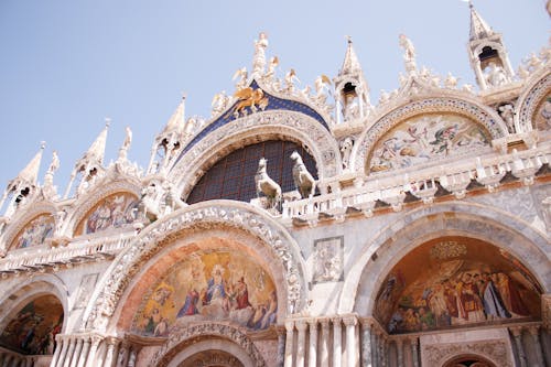 Fotobanka s bezplatnými fotkami na tému bazilika sv marka, Benátky, budova