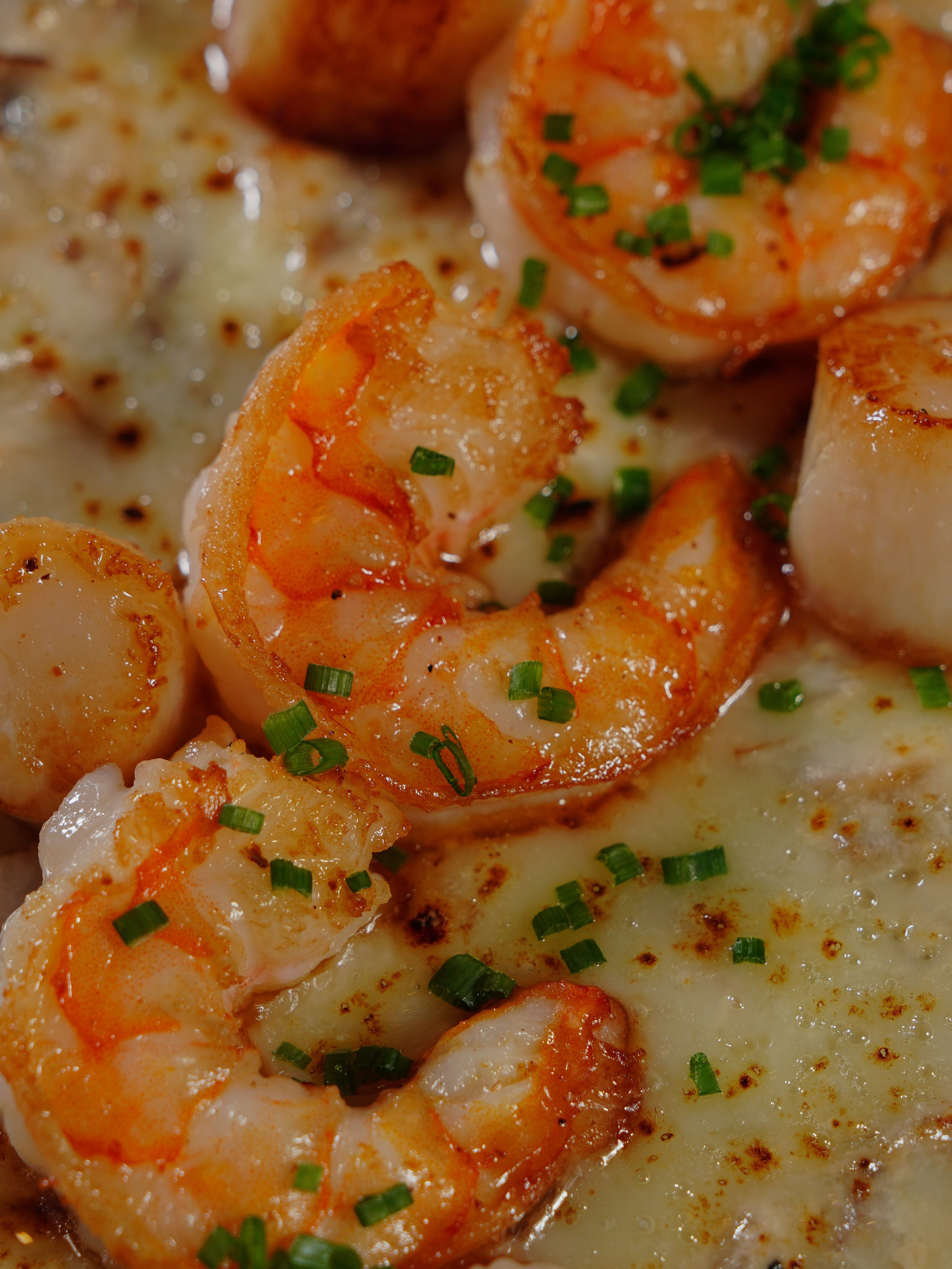 String Bean Garlic Sauce Jumbo Shrimp or Scallop