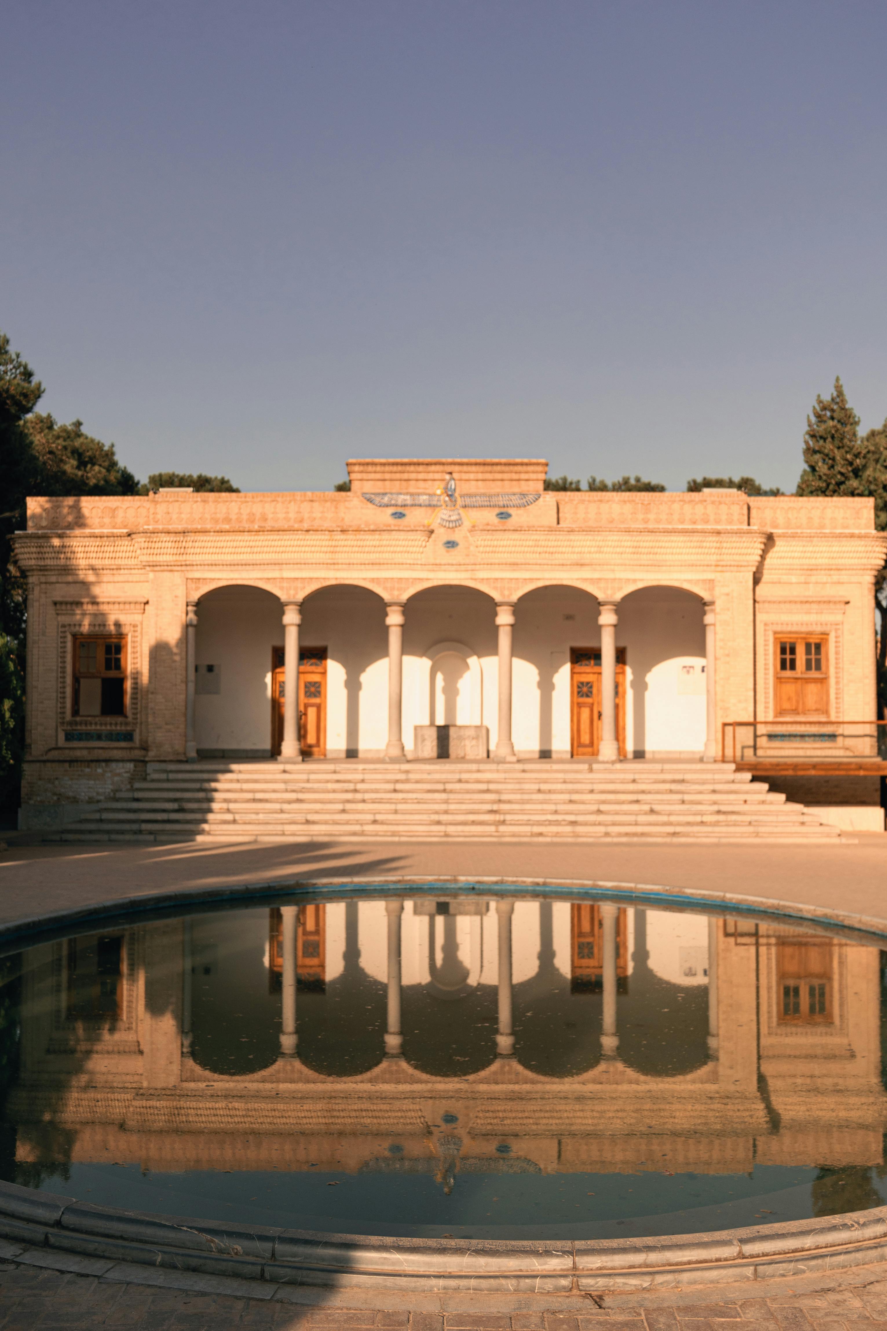 zoroastrian fire temple of yazd in iran