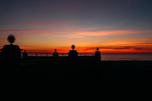 Безкоштовне стокове фото на тему «sillhouette, вечір, Захід сонця»