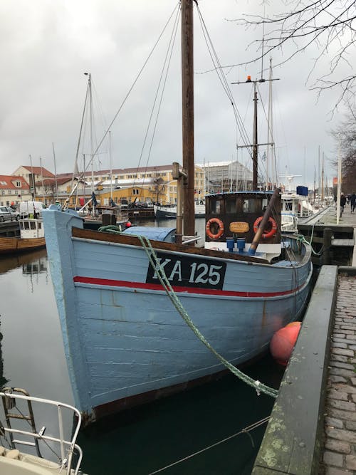 Free stock photo of boat, canal, pastel