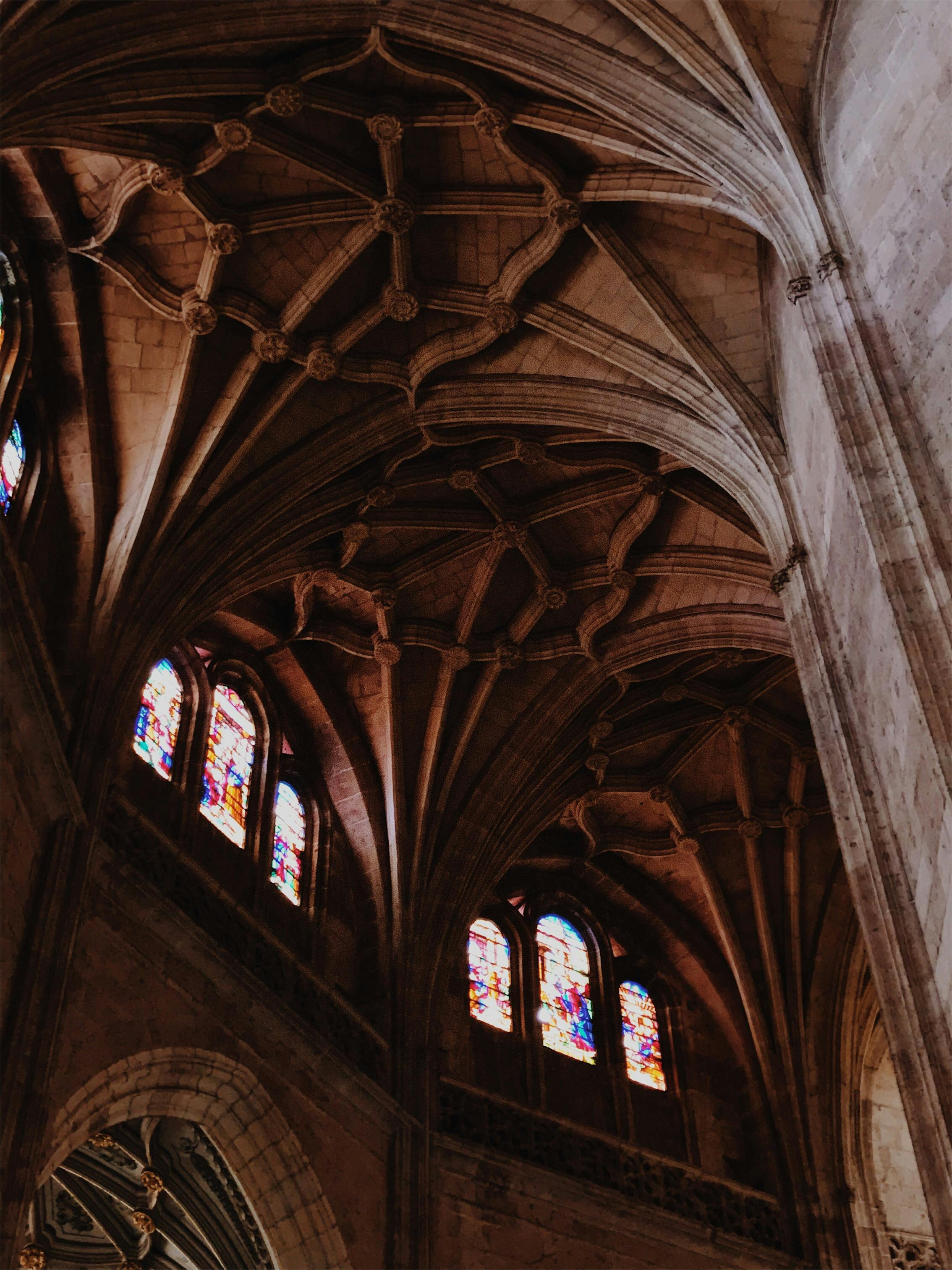 indoor view of church building