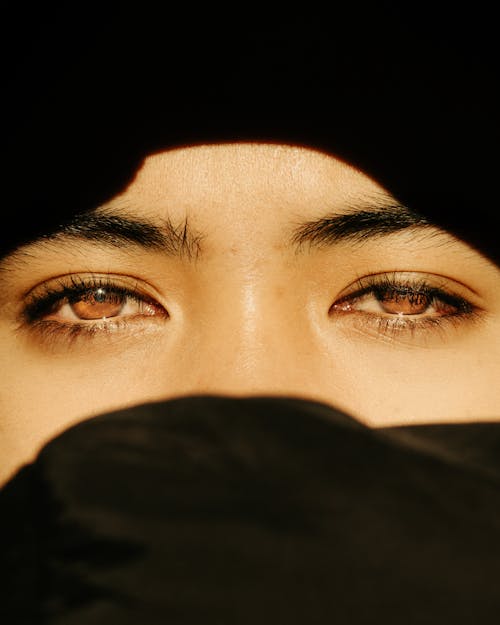Sunlit Woman Eyes
