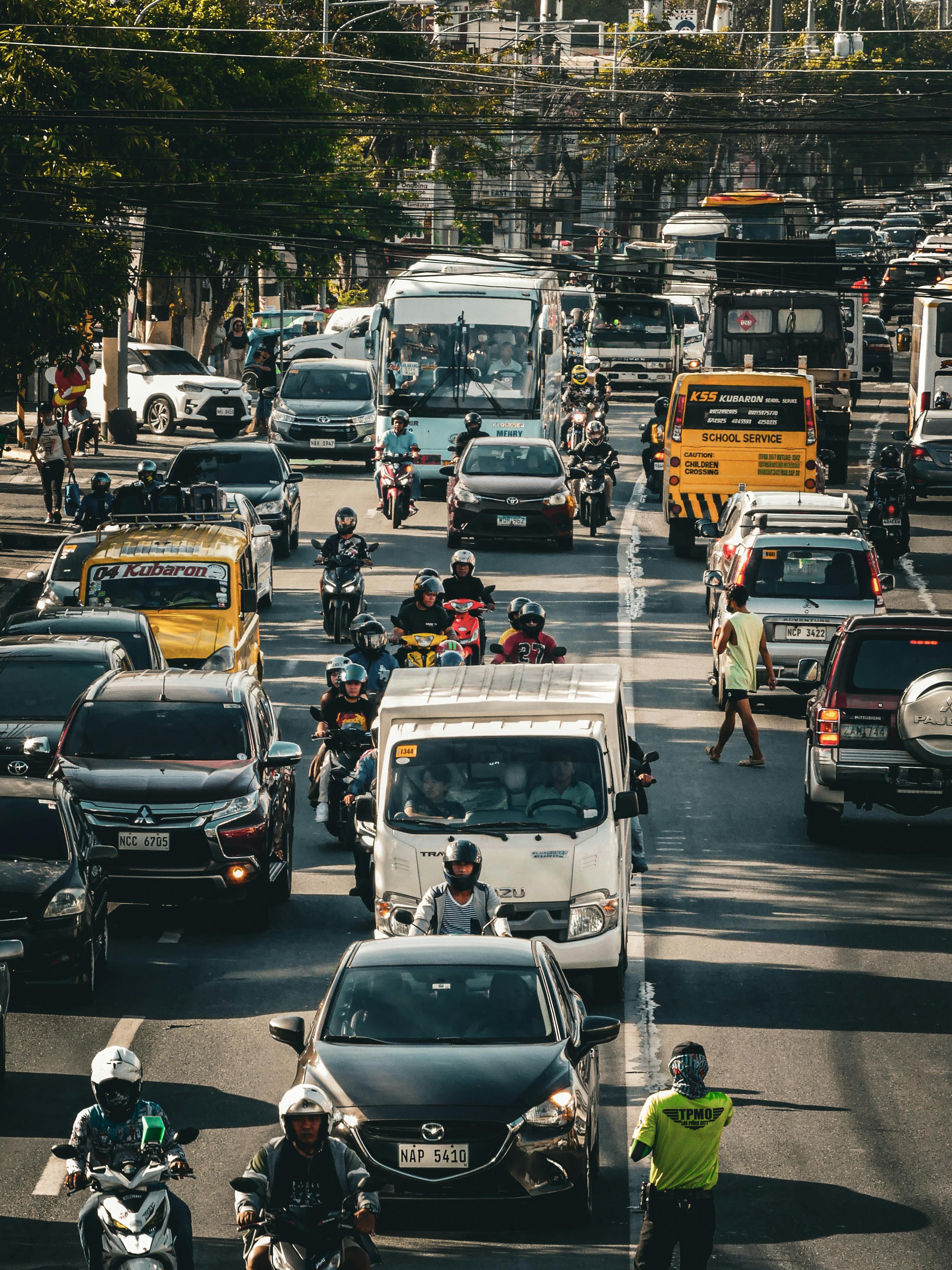 traffic in a city