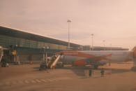 Photo of an EasyJet Airliner Parked at an Airport 
