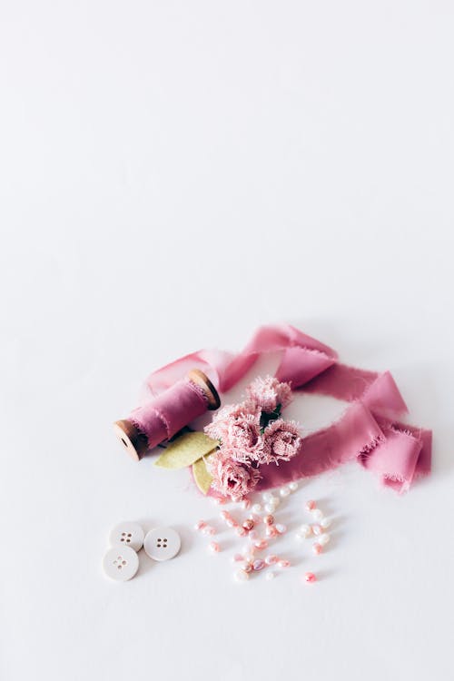 Free stock photo of buttons, fresh pearls, handmade Stock Photo
