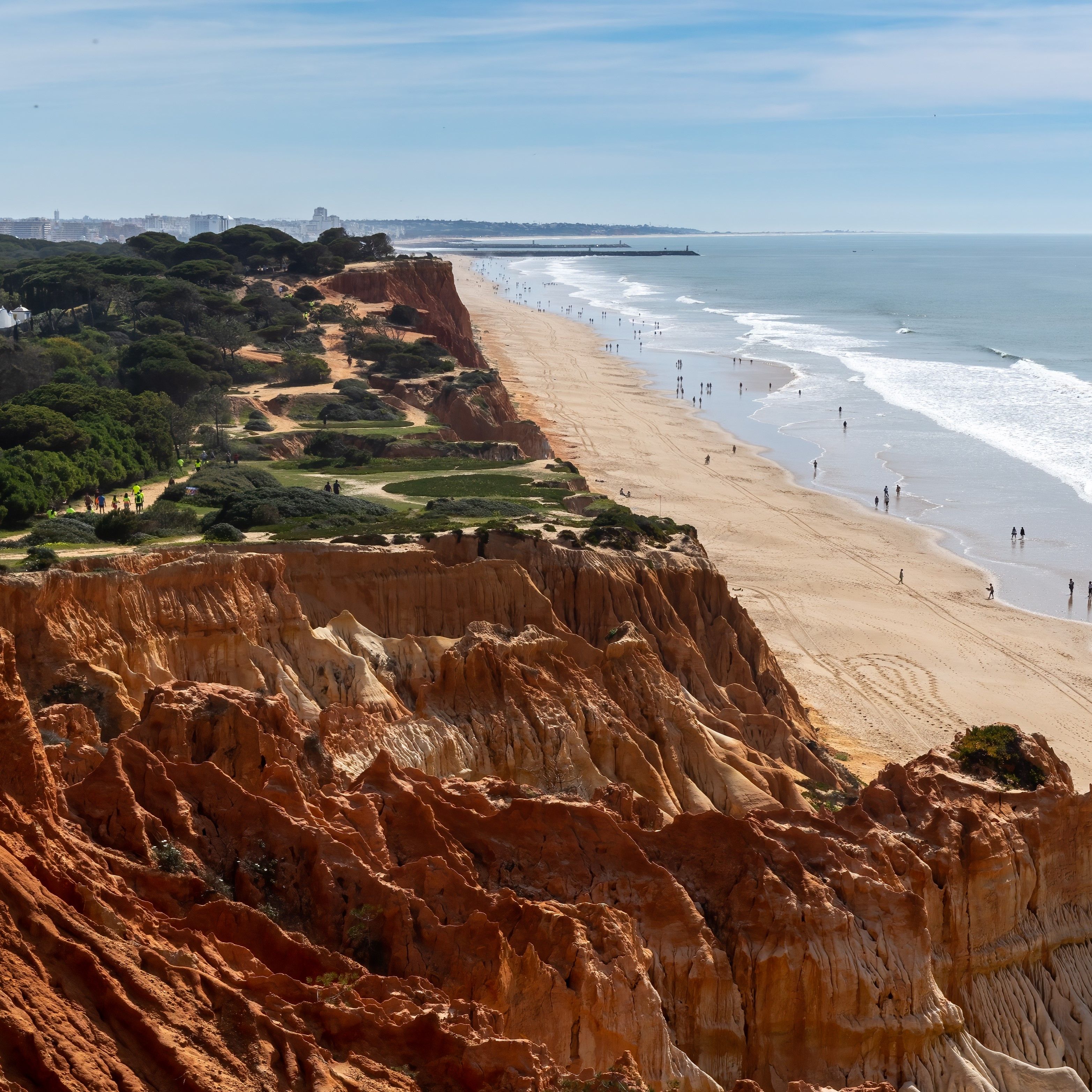 Rocks on Sea Coast in Faro in Portugal · Free Stock Photo