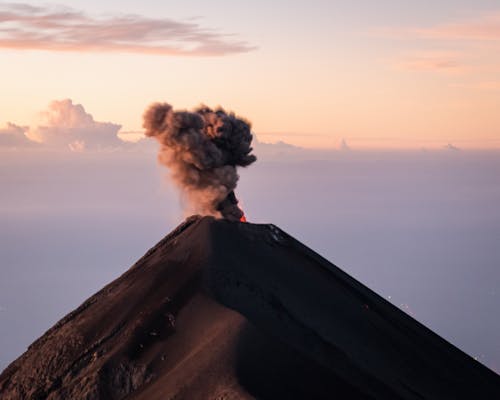 Fire volcano Guatemala C.A.