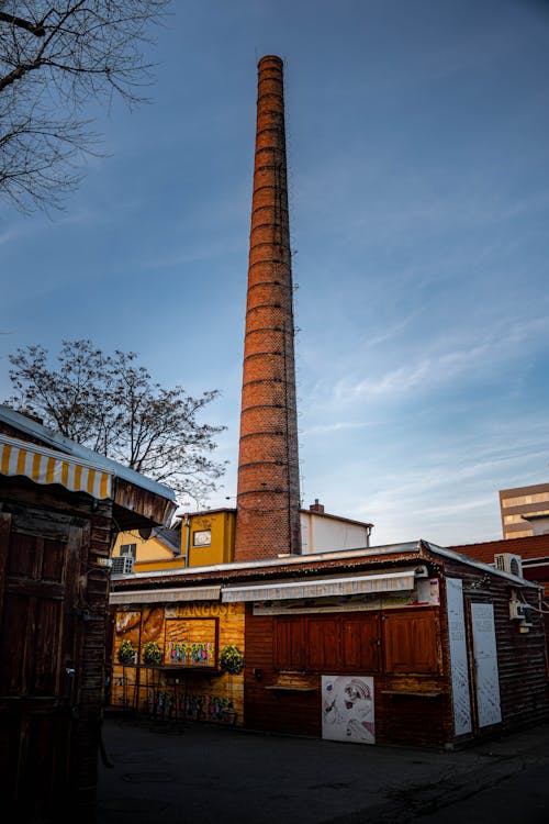 Brick Industrial Chimney