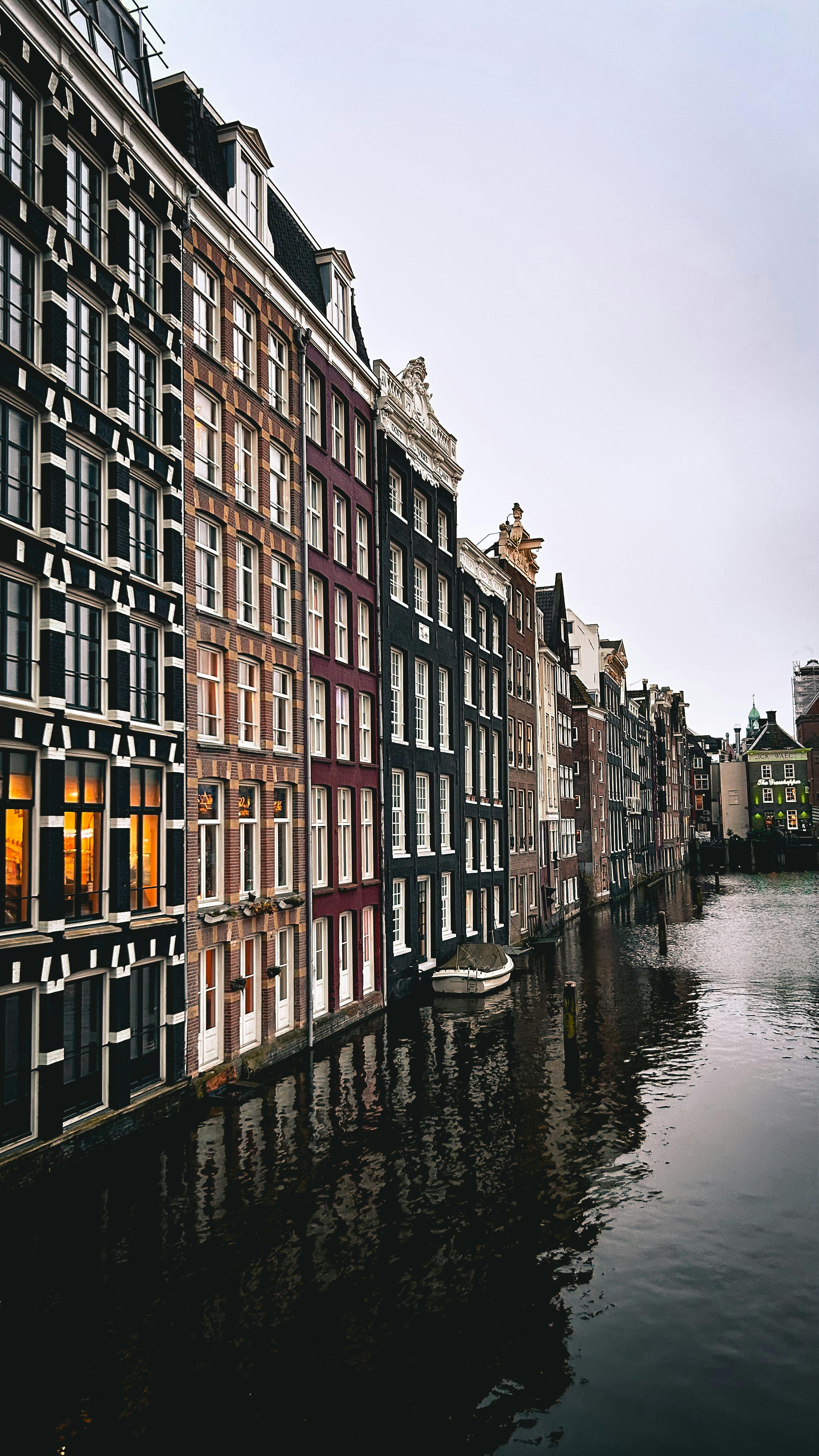 amsterdam tenements over canal