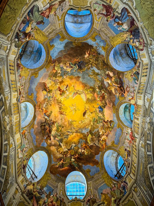 Grand Hall of the Austrian National Baroque Library Ceiling