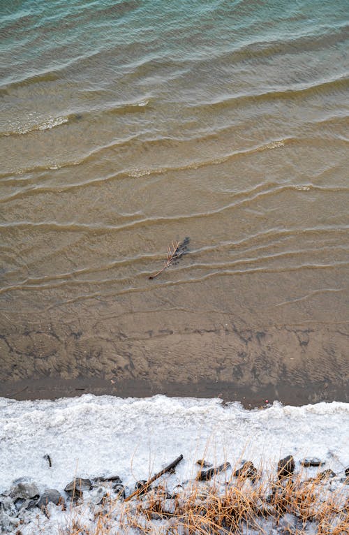 Waves on Seashore in South Korea