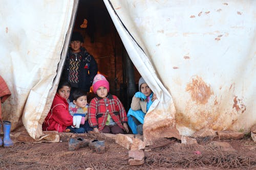 Children in the camp