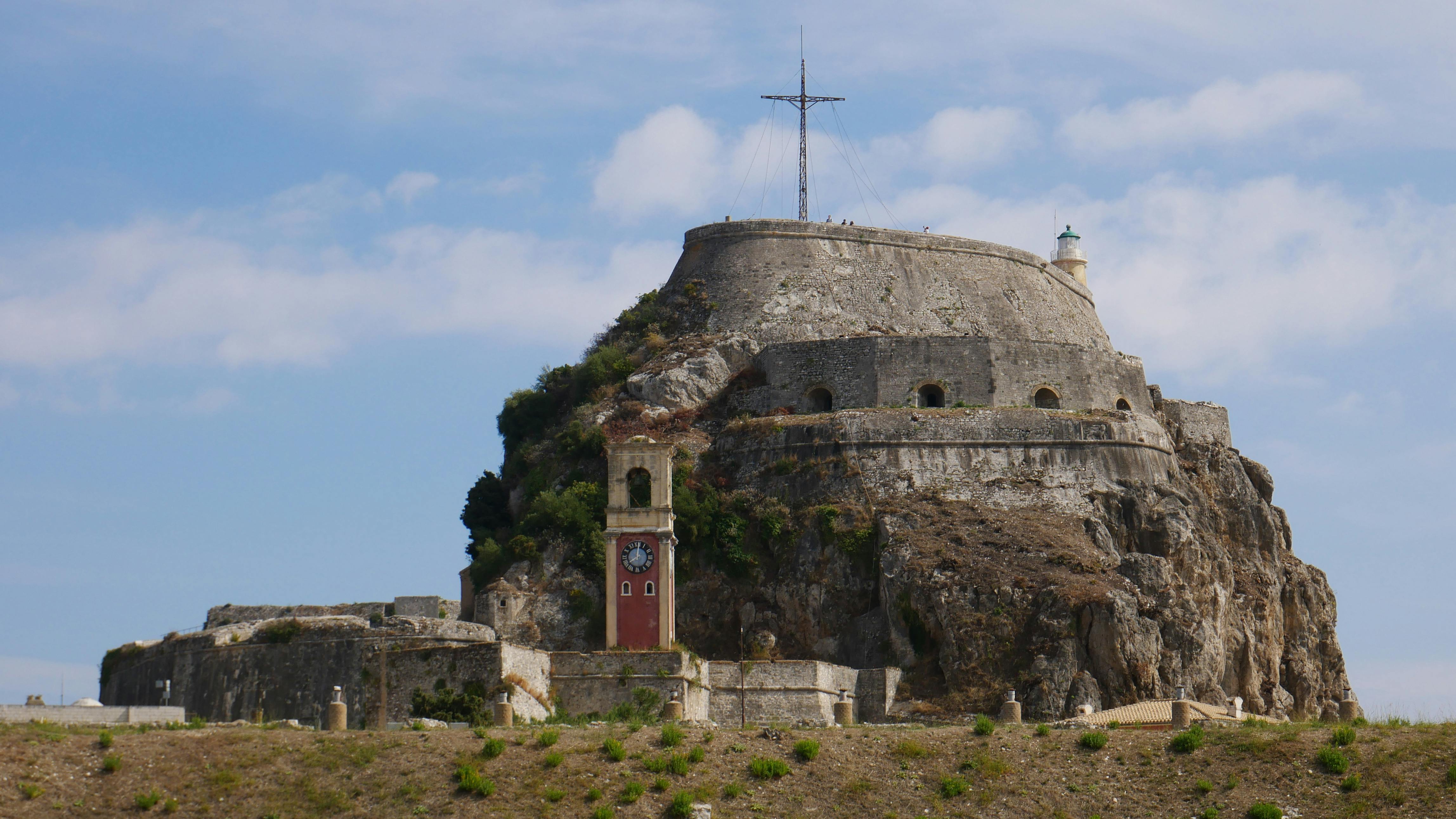 old castle on corfu island