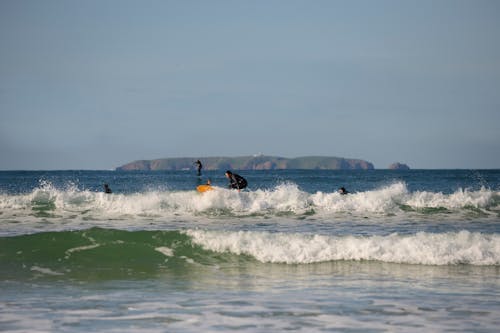 Imagine de stoc gratuită din face cu mâna, mare, placă de surf