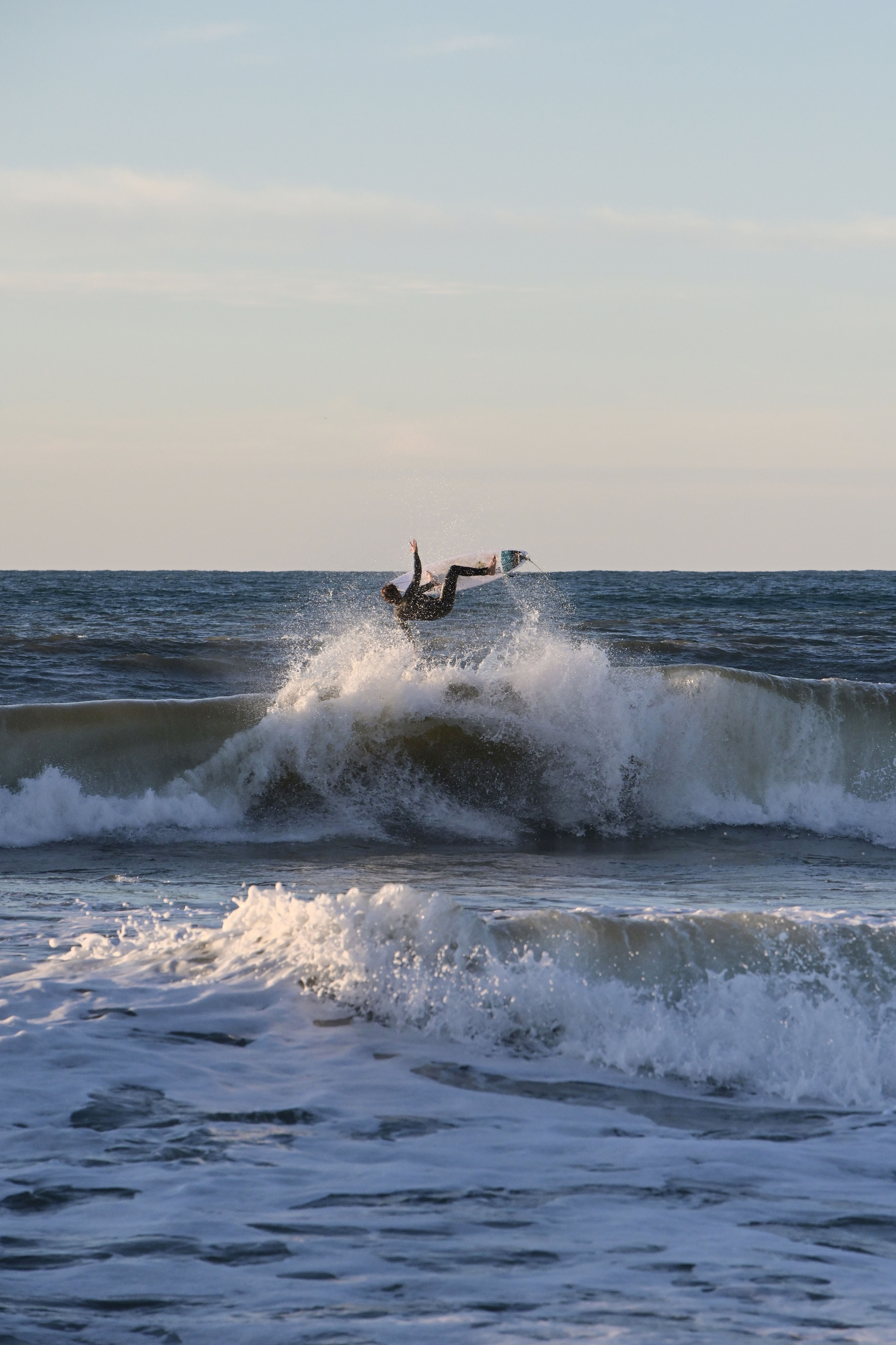 Jumping Surfer on Wave · Free Stock Photo