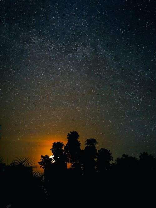 Foto profissional grátis de à noite, astro, estrela