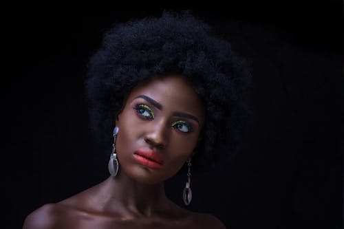 Kostnadsfria Kostnadsfri bild av afro, ansikte, attraktiv Stock foto