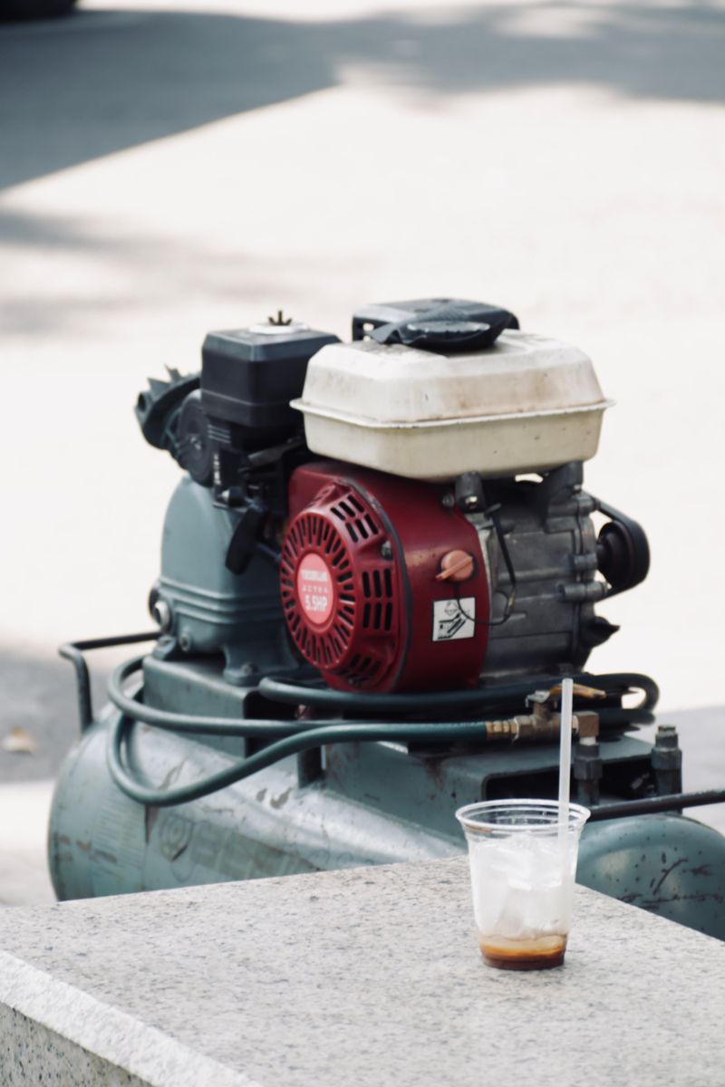 Compressor machine detail