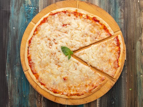 Top View of a Pizza Margherita 