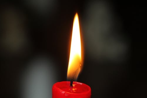 Flame of Wax Candle