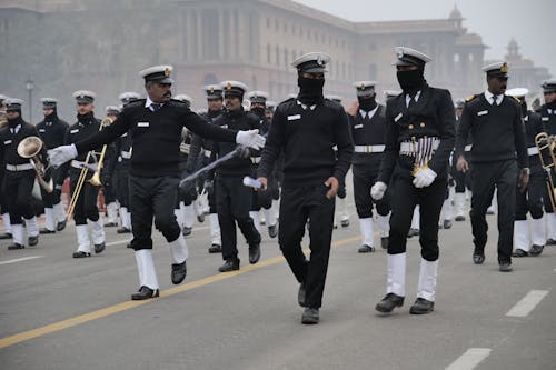 Soldiers on a Parade