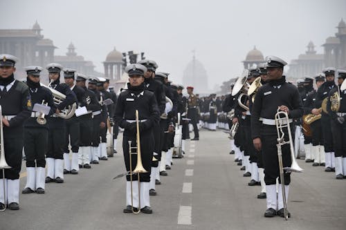 Soldiers on a Parade 