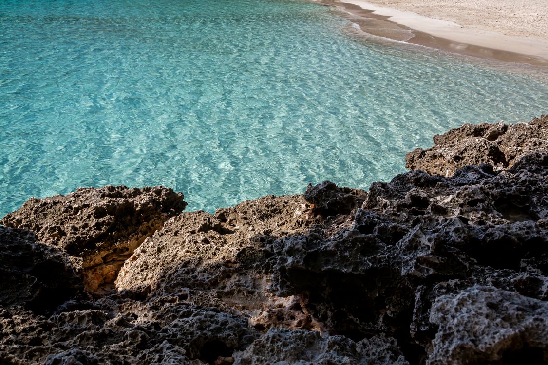 Pure Rocks Sea Rocks on Sea Coast · Free Stock Photo