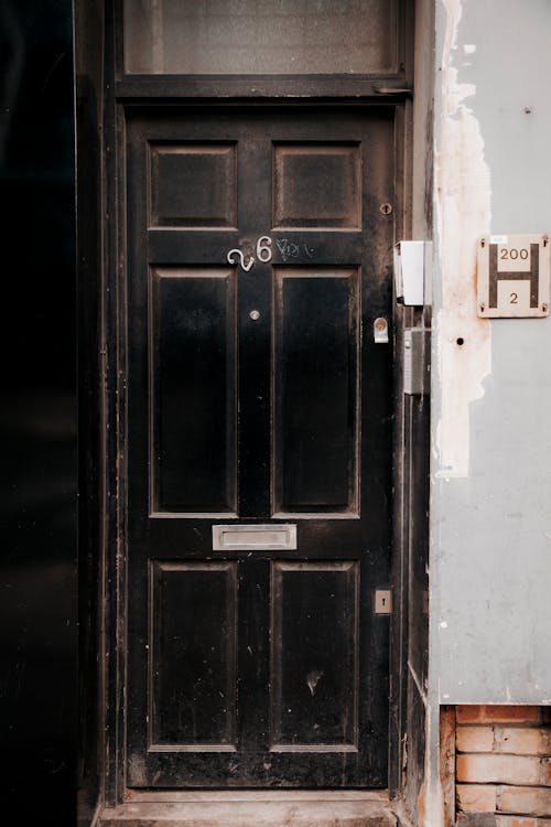 Wooden Door in a Tenement 