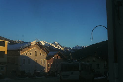 Free stock photo of building, mountain village, mountains