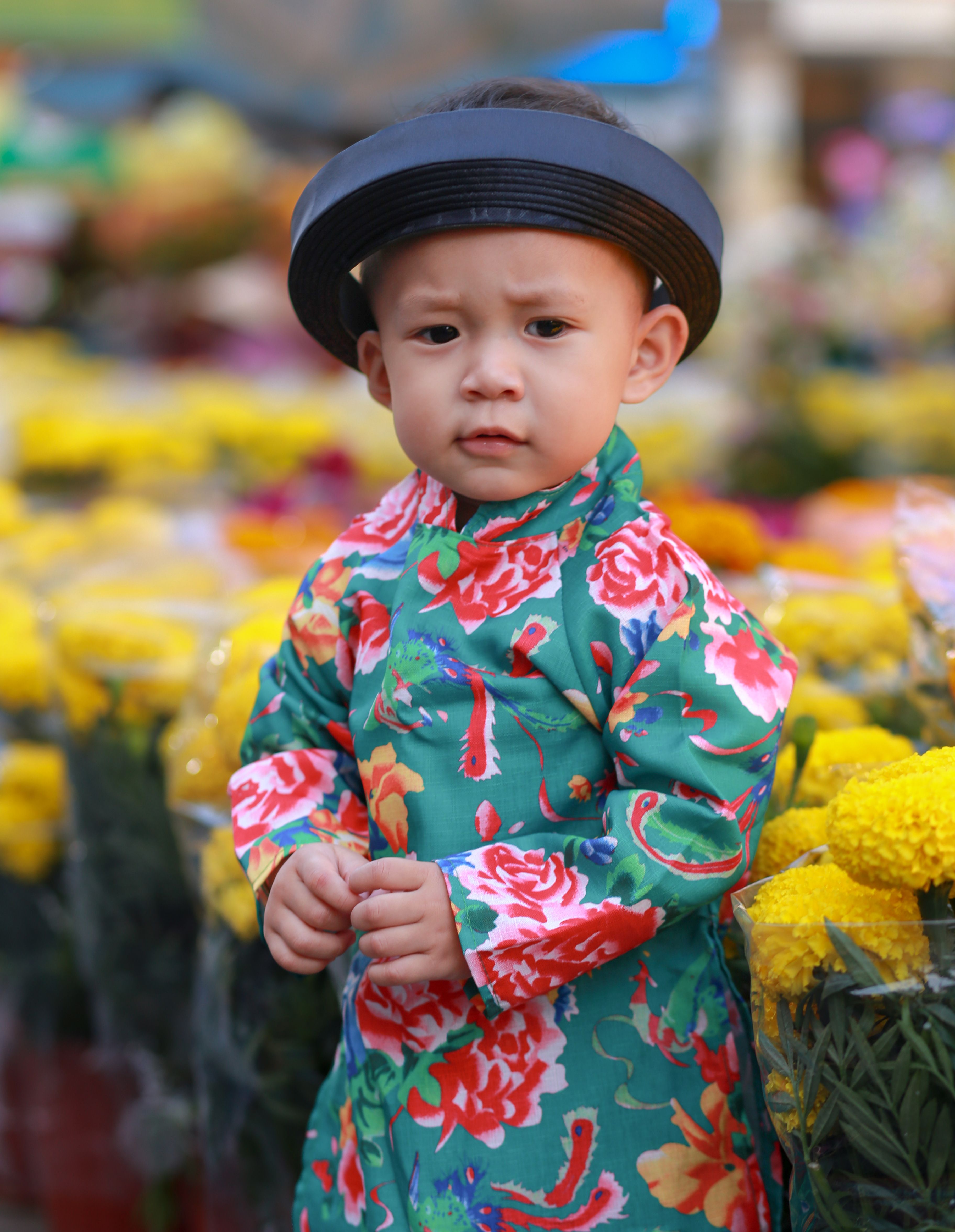Portrait of Boy in Traditional Clothing · Free Stock Photo
