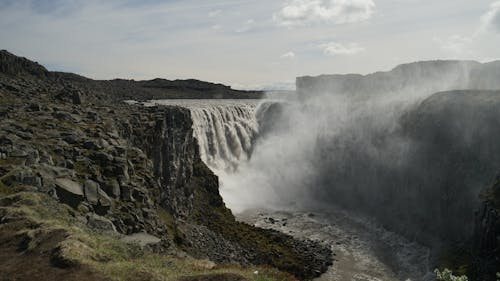 dettifoss瀑布, 侵蚀, 冰島 的 免费素材图片