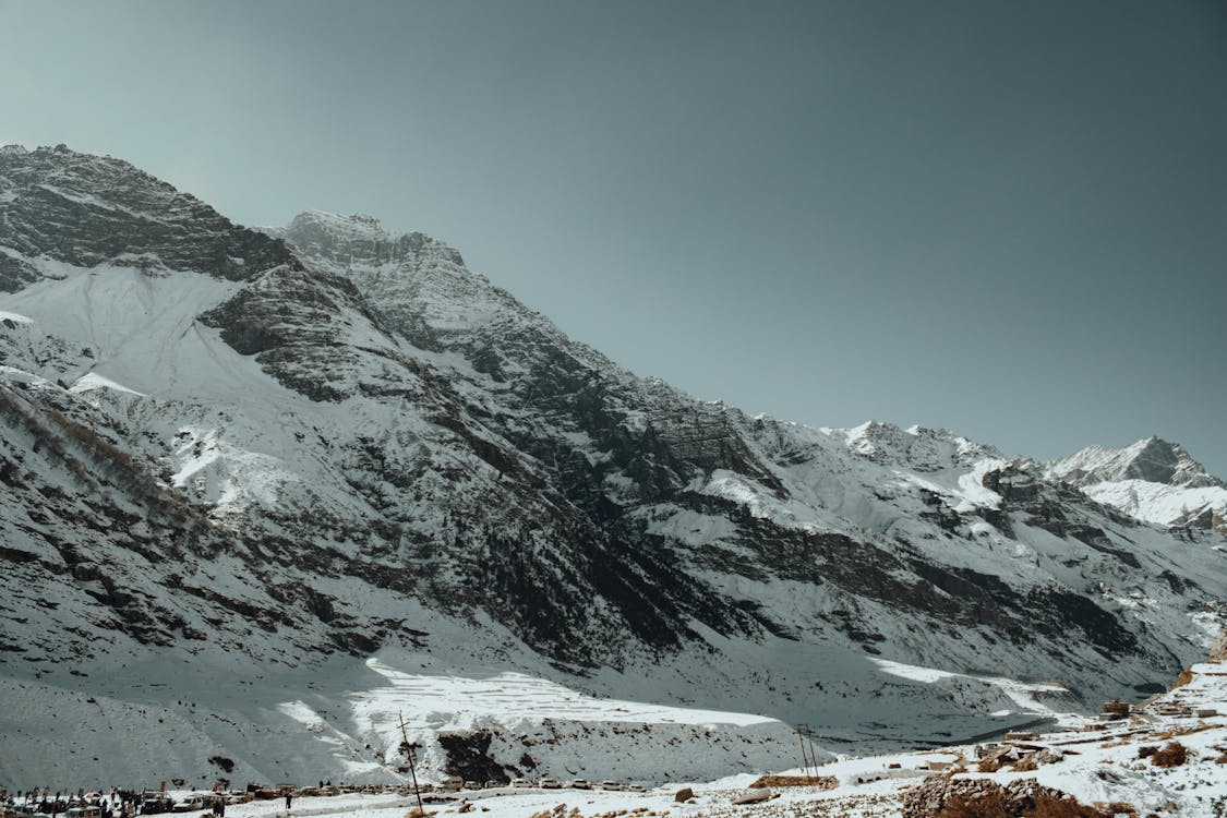 Бесплатное стоковое фото с белый, горы, зима