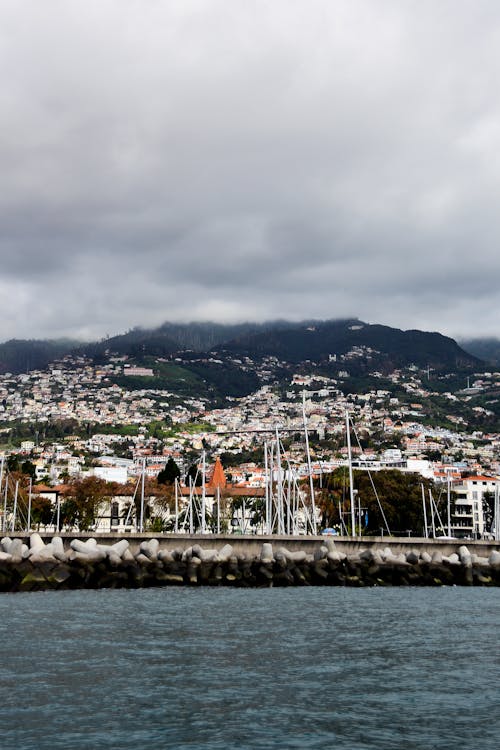 Town on Sea Coast