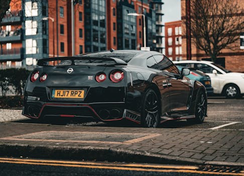 Black Car on the Street