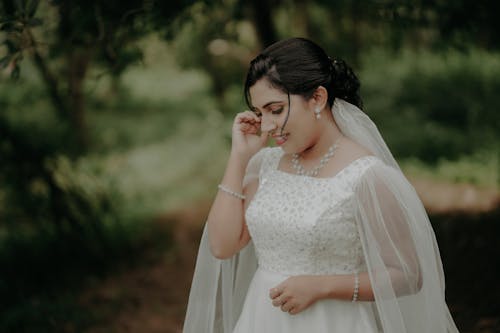 Immagine gratuita di donna, eleganza, foto del matrimonio