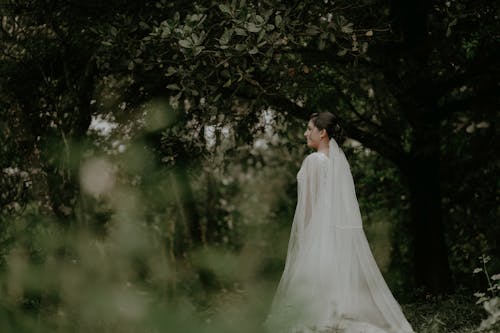 女人, 婚紗禮服, 婚纱摄影 的 免费素材图片