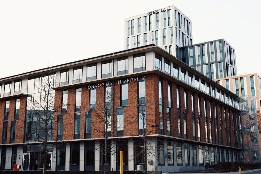 Contemporary university building representing academic institutions