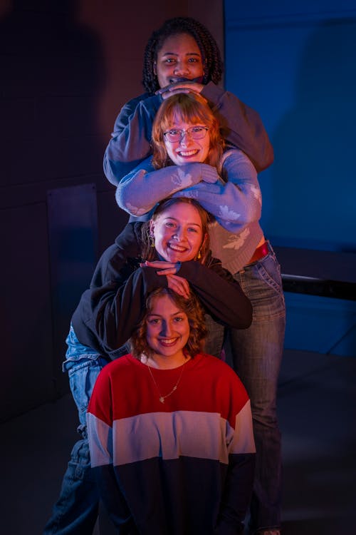 Foto profissional grátis de adolescentes, alegre, amigos