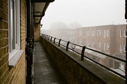 Oost Londen In Mist