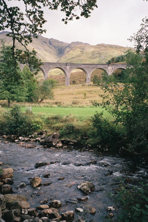 Creek by the Glenfinnen Viaduct, Scotland