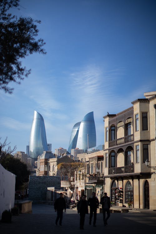 Foto profissional grátis de arquitetura contemporânea, arranha-céus, azerbaijão