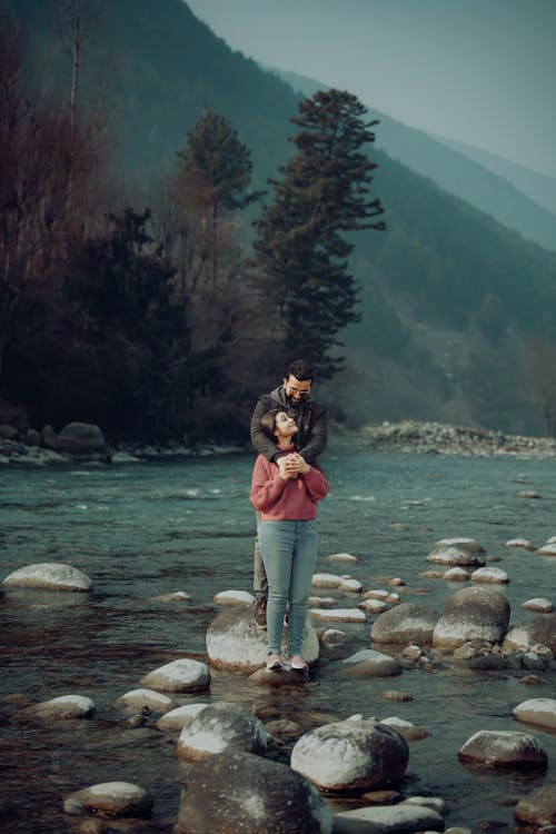 Foto d'estoc gratuïta de afectuós, dona, home